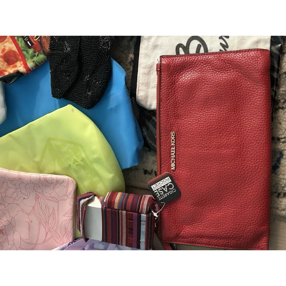 Reseller Lot: 20 Pieces! Make Up Bags, Travel Pouch, Wallets, Etc.,